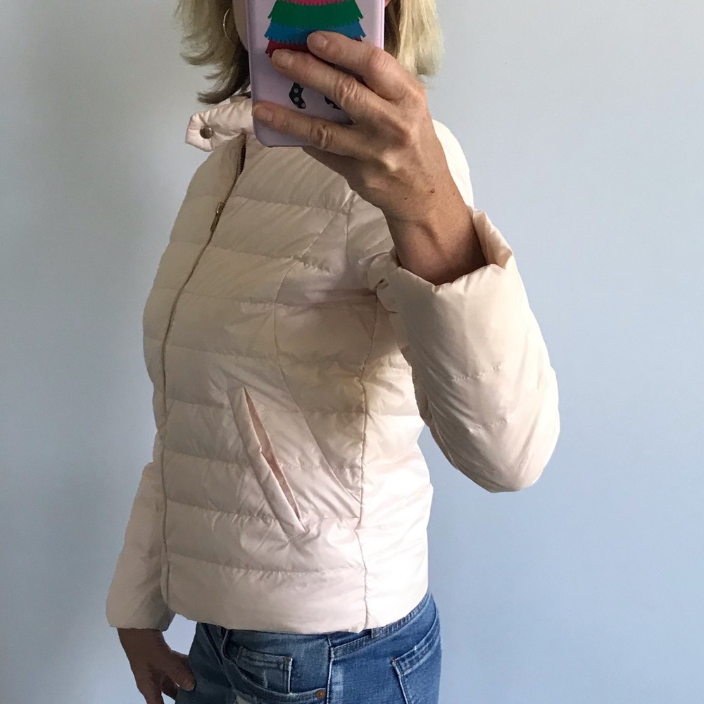 ♥️SIZE SMALL♥️Puffer Jacket in Light Peach - Picture 3 of 5
